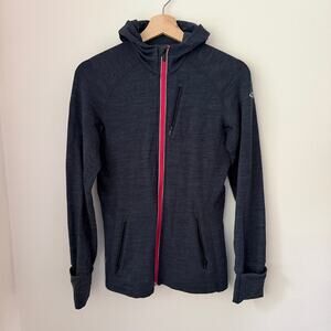 Icebreaker Merino Wool Zip Hoodie Sz Medium